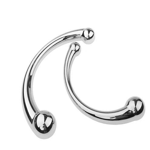 Elegant Double 5858 Hook Ended Anal Steel Stainless 0128